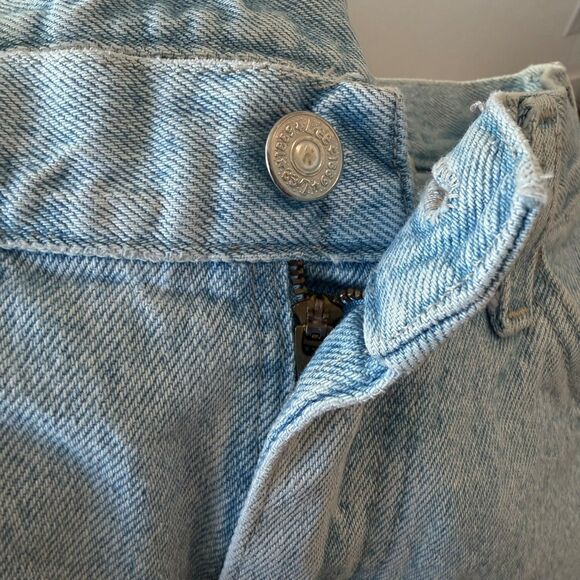 Vintage LEE Jeans Women's Size 10 Petite Tapered High Rise Made in USA Mom Jeans - Picture 7 of 8